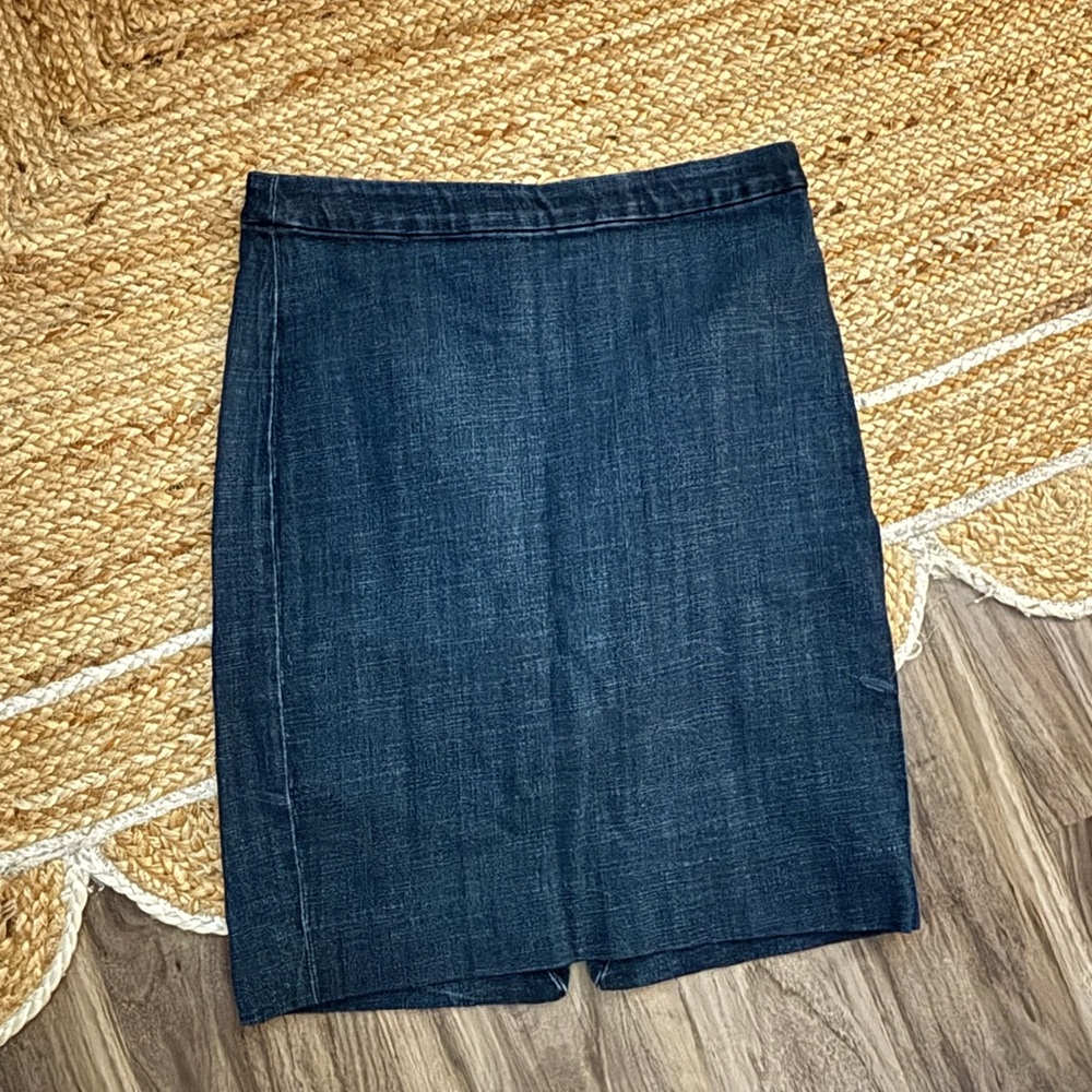 J. Crew Dark Blue Pencil Skirt